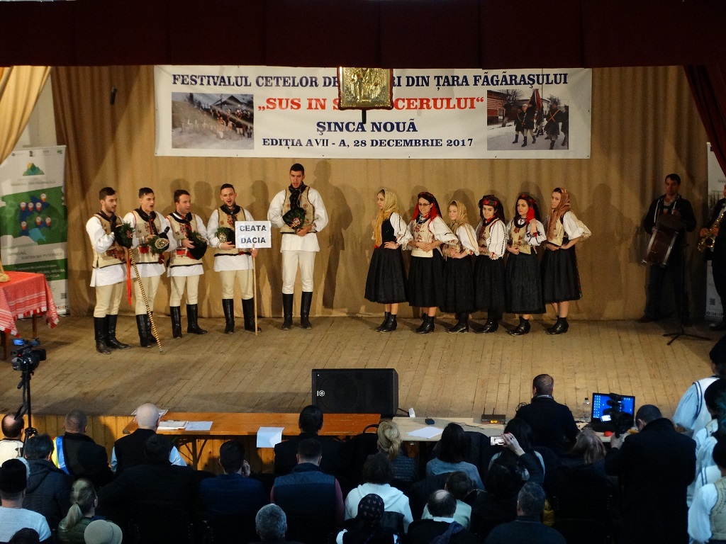 Ceata de Feciori din Dacia, Festivalul Cetelor de Feciori din Tara Fagarasului - Sus in slava cerului, Sinca Noua, 2017